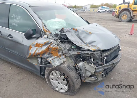 2009 Honda Odyssey Lx из США, поврежденный, VIN 5FNRL38209B035688